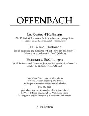 Jacques Offenbach: The Tales Of Hoffmann: Gesang mit Klavier