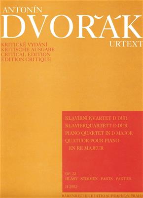 Antonín Dvořák: Klavierquartett No. 1 D major op. 23: Klavierquartett