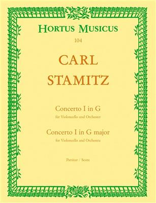 Carl Stamitz: Cello Concerto 1 in G Full score: Kammerensemble