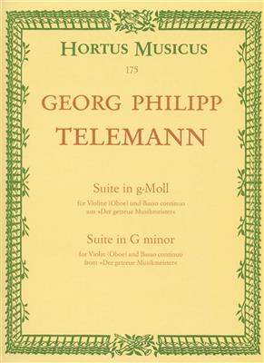 Georg Philipp Telemann: Suite In G Minor TWV 41: Violine Solo