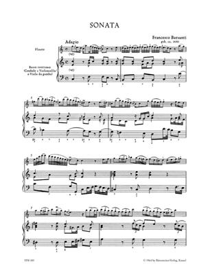 Francesco Barsanti: Sonate C-Dur Opus 1/2: Altblockflöte mit Begleitung