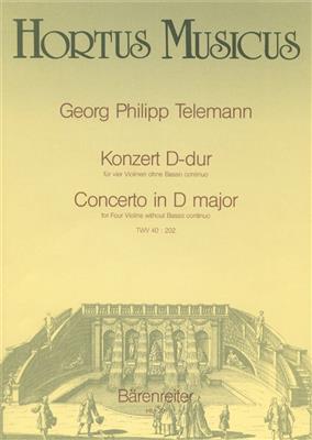 Georg Philipp Telemann: Concerto In D TWV 40: Violinensemble