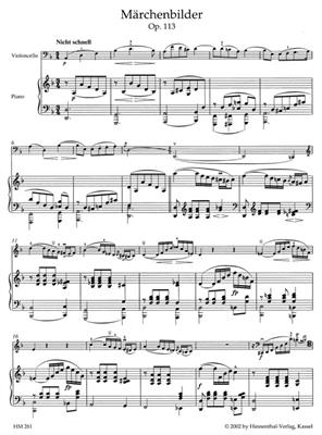 Robert Schumann: Marchenbilder: (Arr. Robert Hausmann): Cello mit Begleitung