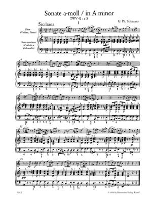 Georg Philipp Telemann: Sonatas And Pieces: Flöte Duett