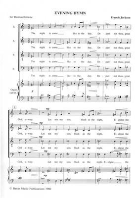 Francis Jackson: Evening Hymn: Musical