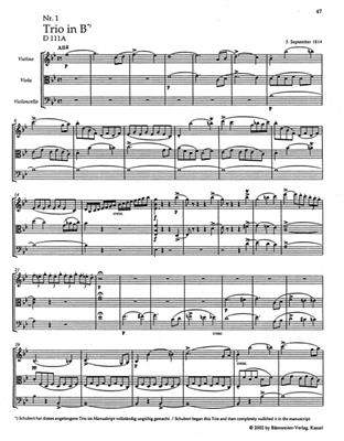 Franz Schubert: Complete String Trios: Streichtrio