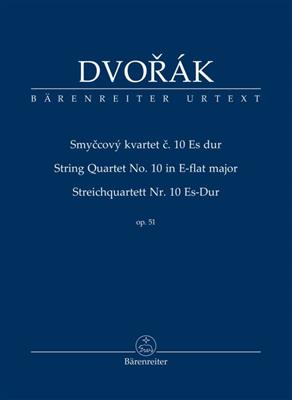 Antonín Dvořák: String Quartet No.10 in E-flat Major Op.51 Score: (Arr. Hartmut Schick): Streichquartett