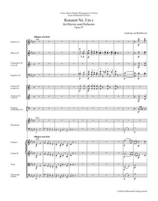 Ludwig van Beethoven: Piano Concerto No.3 In C Minor Op.37: Orchester mit Solo