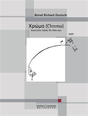 Bernd Richard Deutsch: Chroma (Chroma) Nr. 18: Flöte Solo