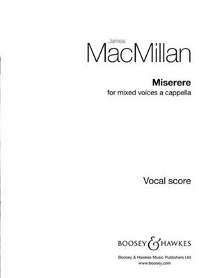 James MacMillan: Miserere: Gemischter Chor A cappella