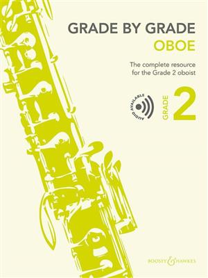 Grade by Grade - Oboe Grade 2: (Arr. Janet Way): Oboe mit Begleitung