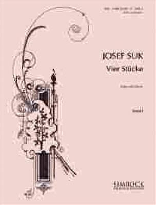 Josef Suk: Four Pieces: Violine mit Begleitung