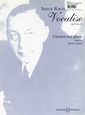 Sergei Rachmaninov: Vocalise Op. 34 No. 14: Klarinette mit Begleitung