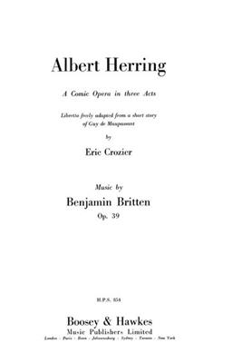 Benjamin Britten: Albert Herring Op.39: Gemischter Chor mit Ensemble