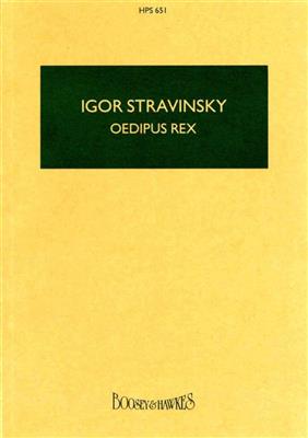 Igor Stravinsky: Oedipus Rex: Orchester