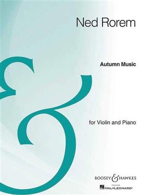 Ned Rorem: Autumn Music: Violine mit Begleitung