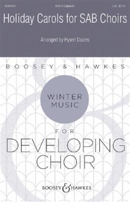 Holiday Carols for SAB Choirs: (Arr. Hywel Davies): Gemischter Chor A cappella