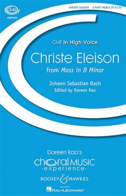Johann Sebastian Bach: Christe Eleison BWV 232: (Arr. Doreen Rao): Frauenchor mit Klavier/Orgel