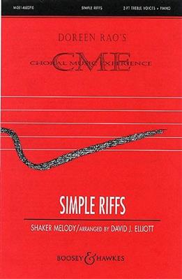 David J. Elliott: Simple Riffs: Frauenchor mit Klavier/Orgel