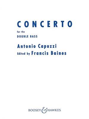 Giuseppe Antonio Capuzzi: Concert F: Kontrabass mit Begleitung