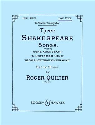 R. Quilter: Three Shakespeare Songs Op.6: Gesang mit Klavier