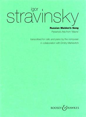 Igor Stravinsky: Russian Maiden'S Song: Cello mit Begleitung