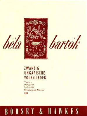 Béla Bartók: Ungarian Folksongs(20) 3: Gesang mit Klavier