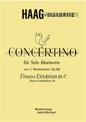 Carl Friedemann: Concertino für Klarinette op. 182: Klarinette mit Begleitung