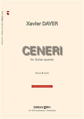 Xavier Dayer: Ceneri: Gitarre Trio / Quartett
