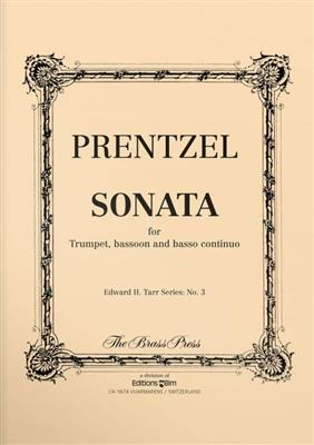 Prentzel: Sonata for Trumpet, Bassoon and Baso Continuo: (Arr. Edward H. Tarr): Bläser Duett