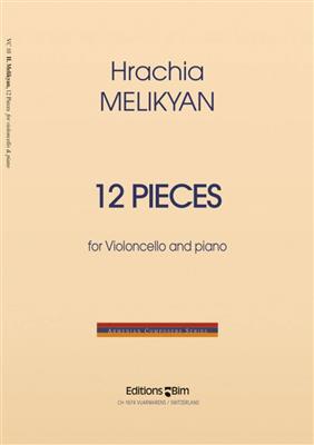 Hrachia Melikyan: 12 Pieces: Cello mit Begleitung