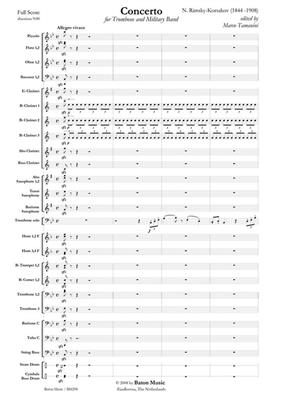 Nikolai Rimsky-Korsakov: Concerto: (Arr. Marco Tamanini): Blasorchester mit Solo