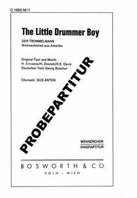 The Little Drummer Boy: Männerchor mit Begleitung