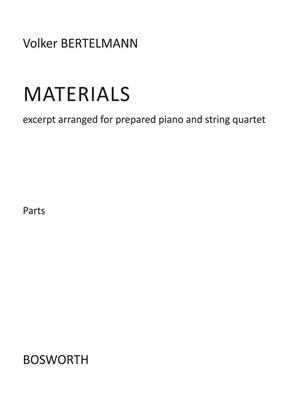 Hauschka (Bertelmann) Materials: Klavierquintett