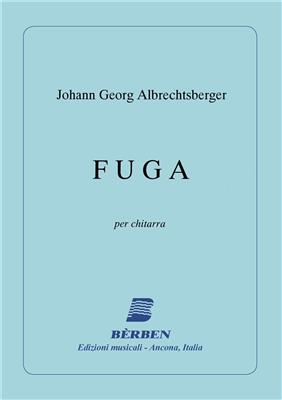 Johann Georg Albrechtsberger: Fuga: Gitarre Solo