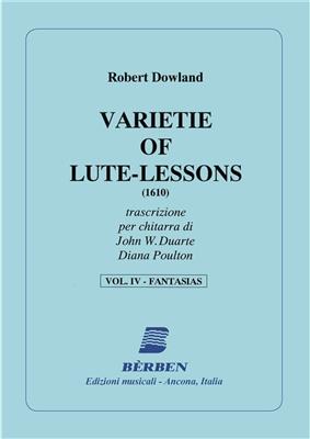 Varietie Of Lute Lessons Vol 4