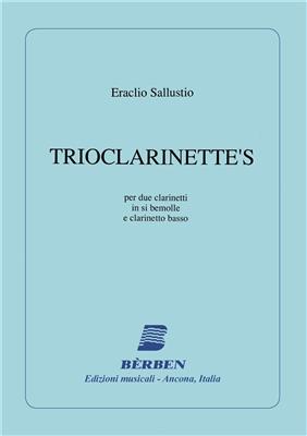 Eraclio Sallustio: Trio Clarinette's: Klarinette Ensemble