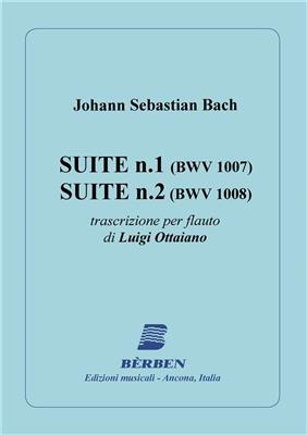 Johann Sebastian Bach: Suite N. 1 E 2 (Bwv 1007-1008): Flöte Solo