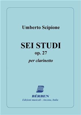 Scipione: 6 Studi Op. 27 Per Clarinetto: Klarinette Solo