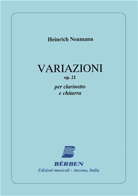 Heinrich Neumann: Variazioni Op. 21: Klarinette mit Begleitung