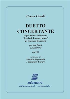 Cesare Ciardi: Duetto concertante op. 121: Flöte mit Begleitung