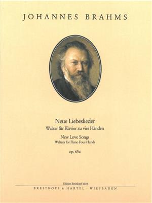 Johannes Brahms: Neue Liebeslieder Op.65A: Klavier vierhändig
