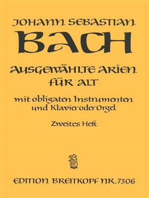 Johann Sebastian Bach: Arien Fur Alt 2: Gesang mit Klavier