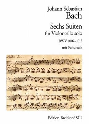 Johann Sebastian Bach: Suiten(6) Bwv1007-1012: Cello Solo