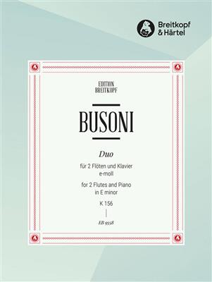 Ferruccio Busoni: Duet In E Minor Op. 43 K 156: Klaviertrio