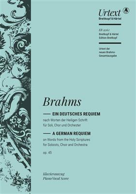 Johannes Brahms: Ein Deutsches Requiem op. 45: Gemischter Chor mit Ensemble