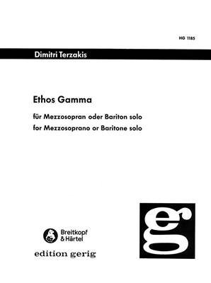Dimitri Terzakis: Ethos Gamma I: Gesang Solo