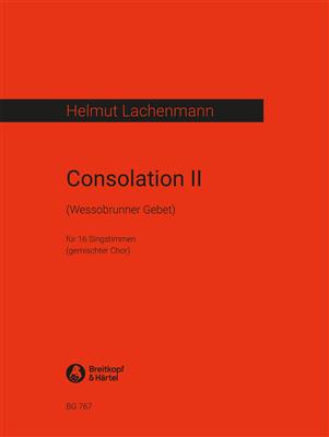 Helmut Lachenmann: Consolation II: Gemischter Chor mit Begleitung