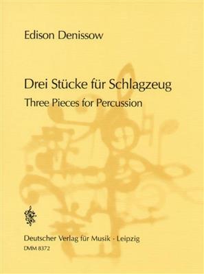 Edison Denisov: Drei Stücke: Sonstige Percussion