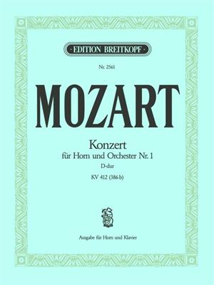 Wolfgang Amadeus Mozart: Konzert für Horn und Orchester D-DurKV 412 (386 b): Horn mit Begleitung